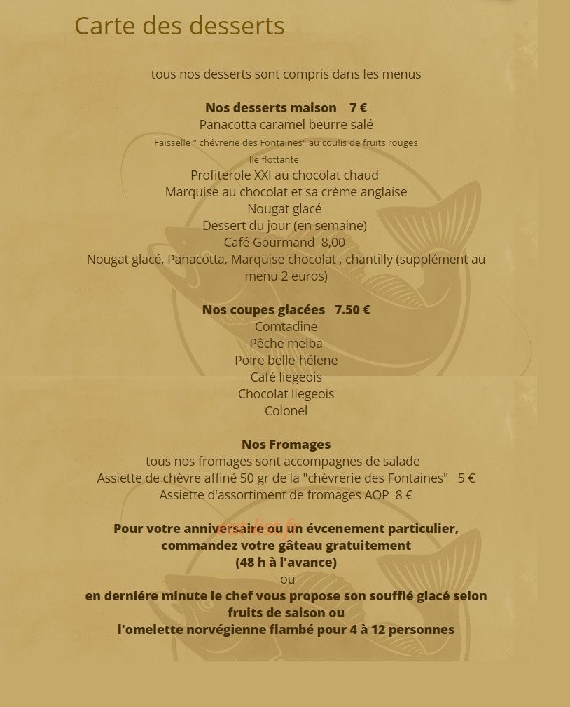 Le Pescador — carte page 3