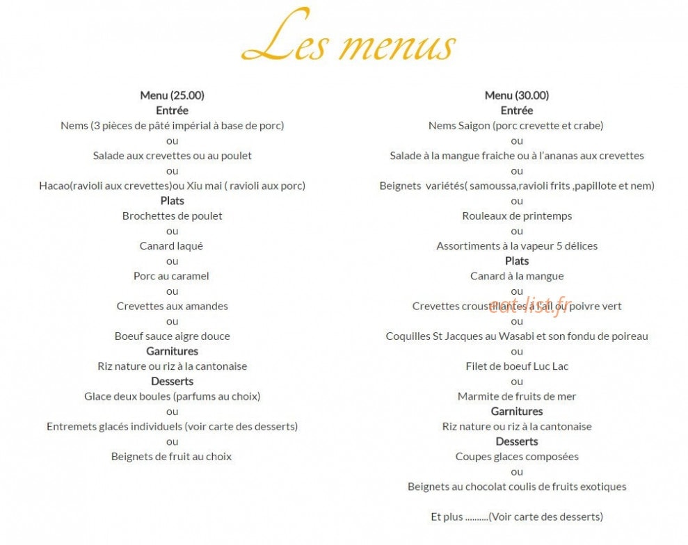 Le saigon — carte page 5