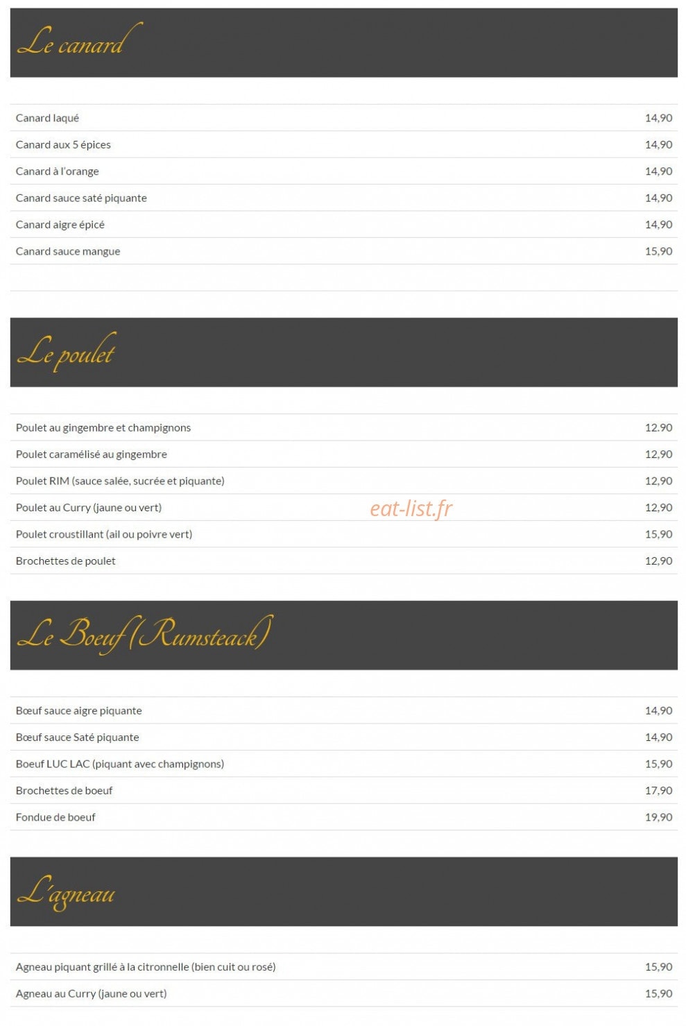Le saigon — carte page 3