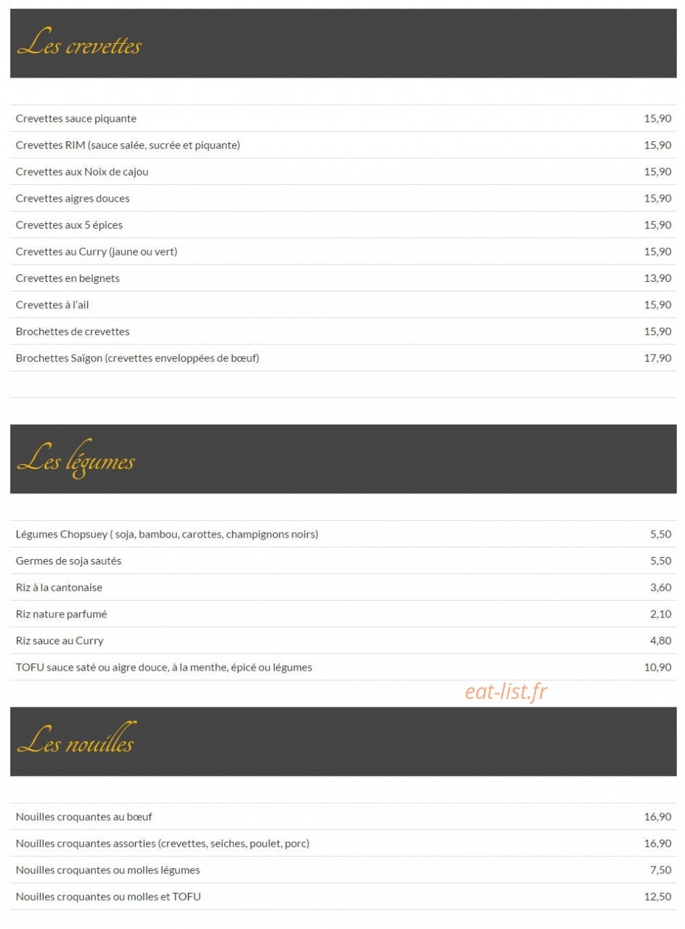 Le saigon — carte page 2