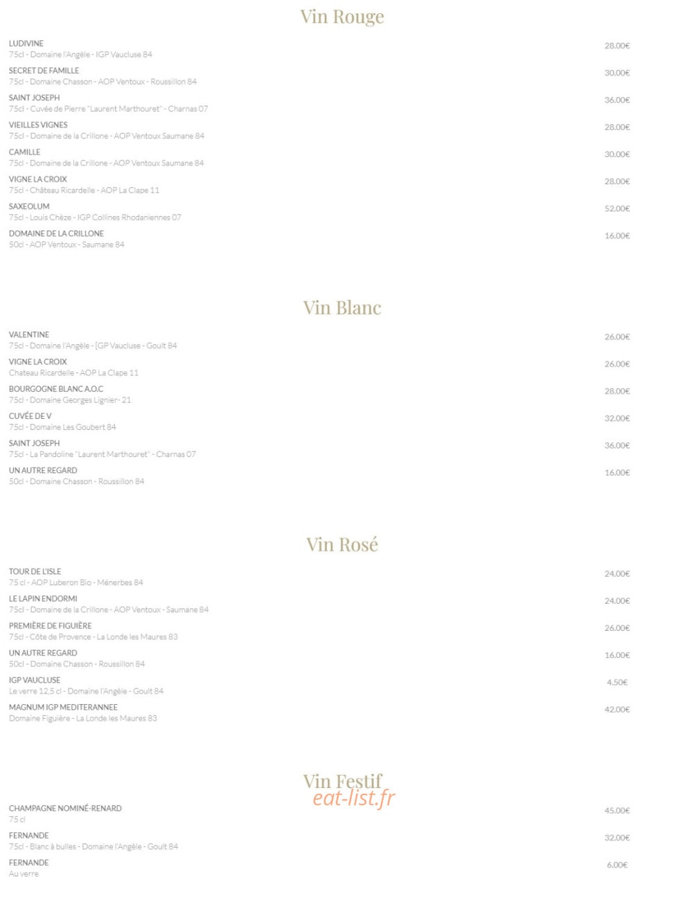 Le Saint-Antoine — carte page 3