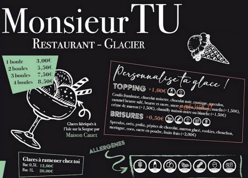 Monsieur tu — carte page 1