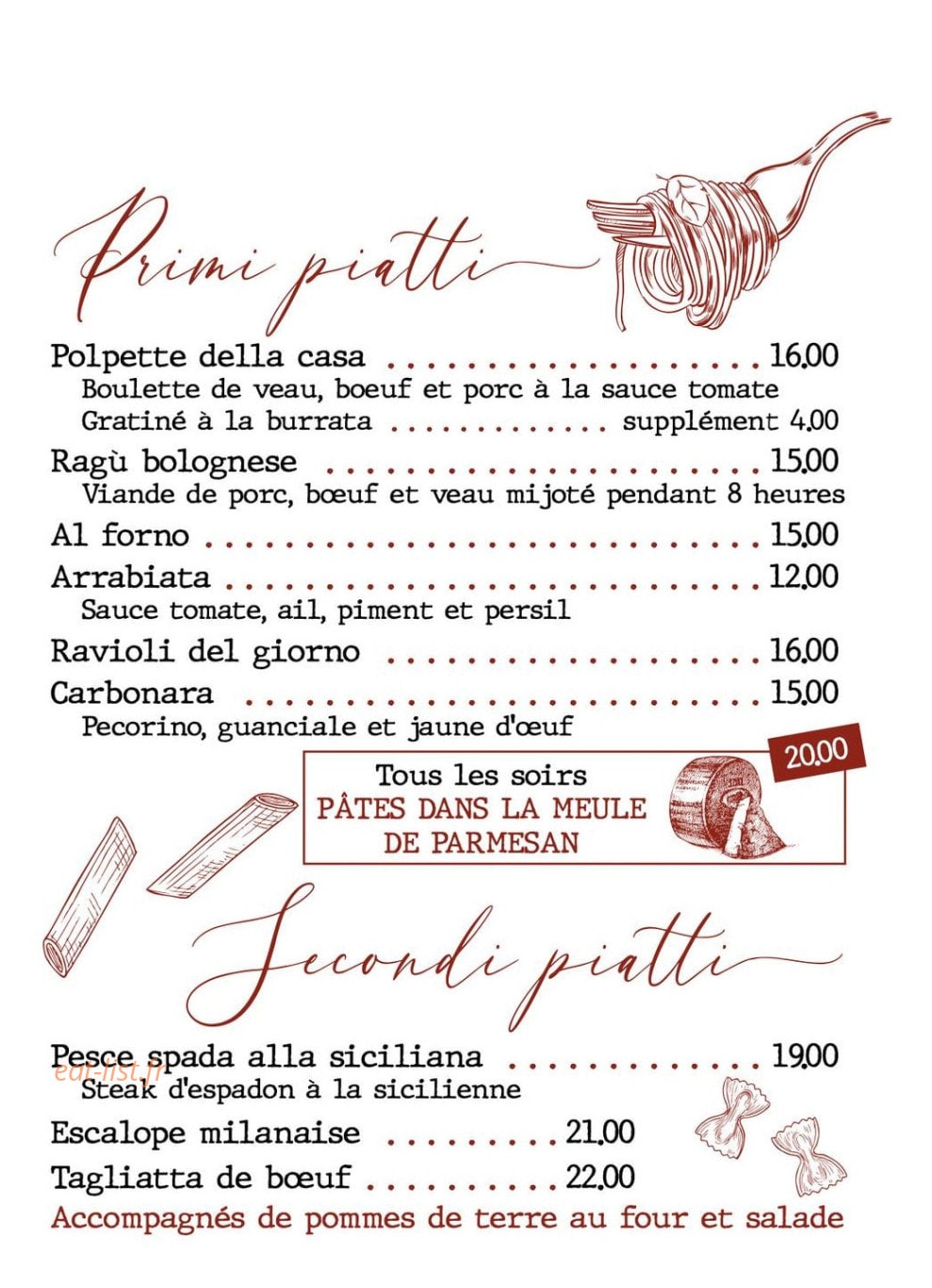 Polpette — carte page 2