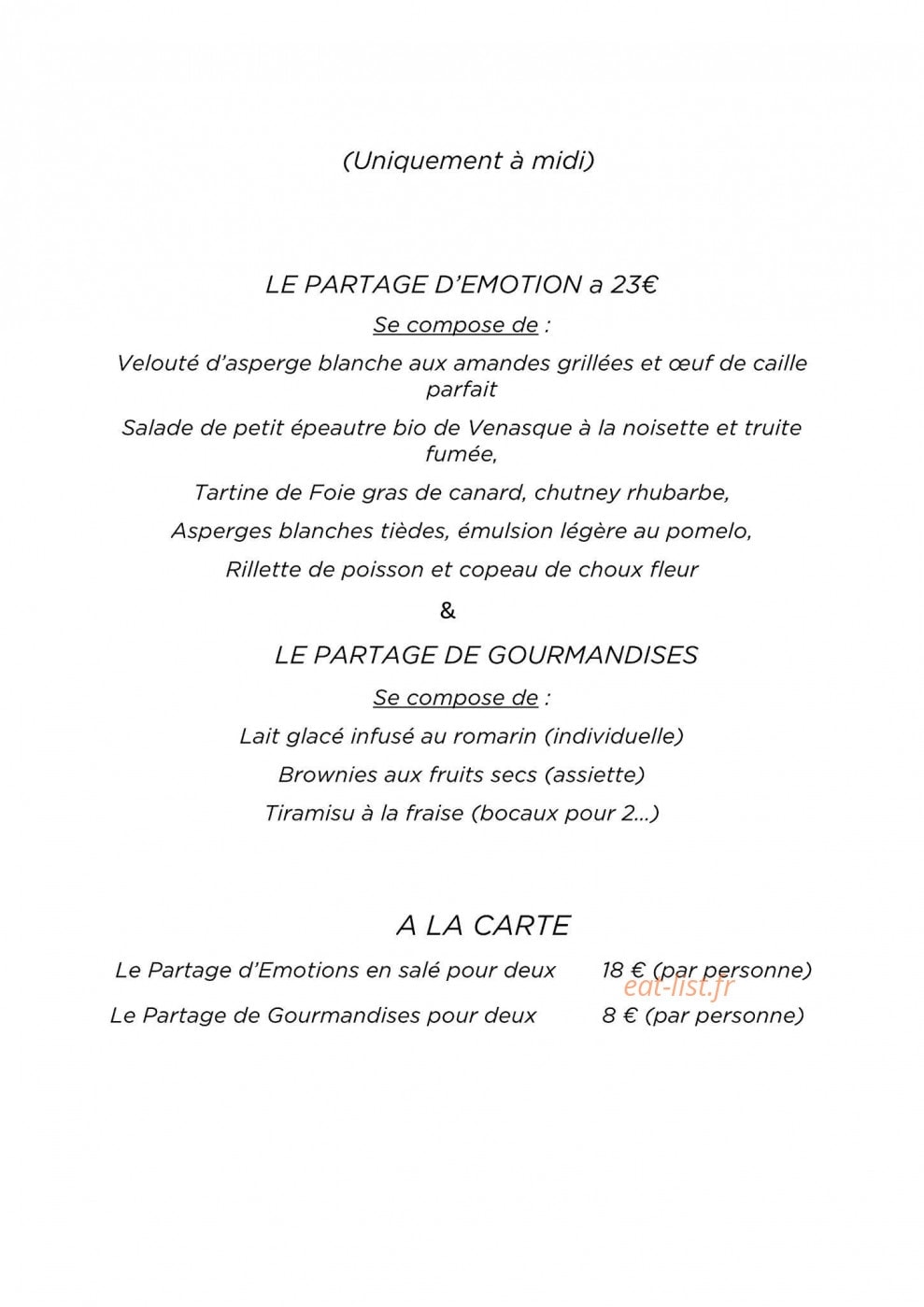 Renaud'mets — carte page 3