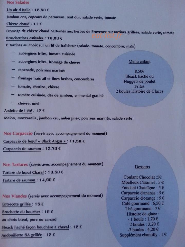 Troc Café — carte page 2