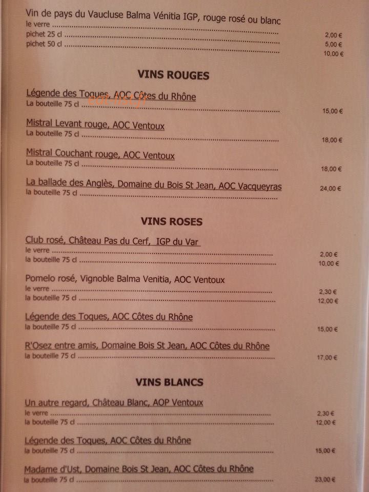 Troc Café — carte page 4