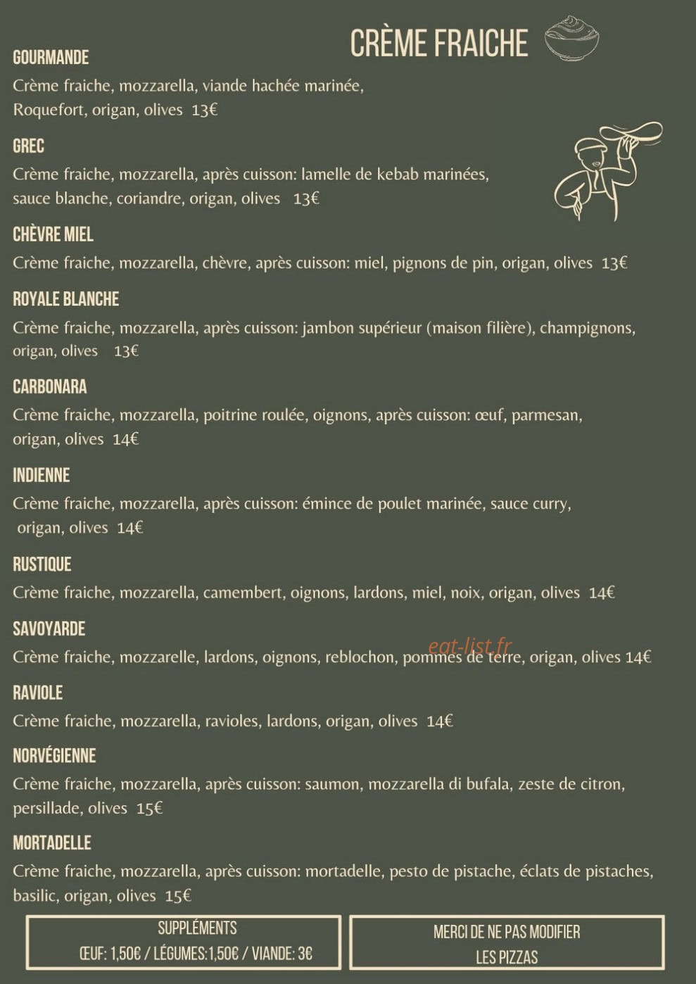 Chez Féfé — carte page 2