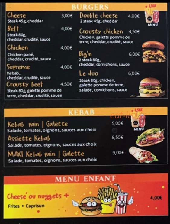 Food factory — carte page 2