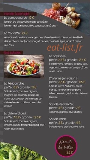 La Gam'l à César — carte page 1