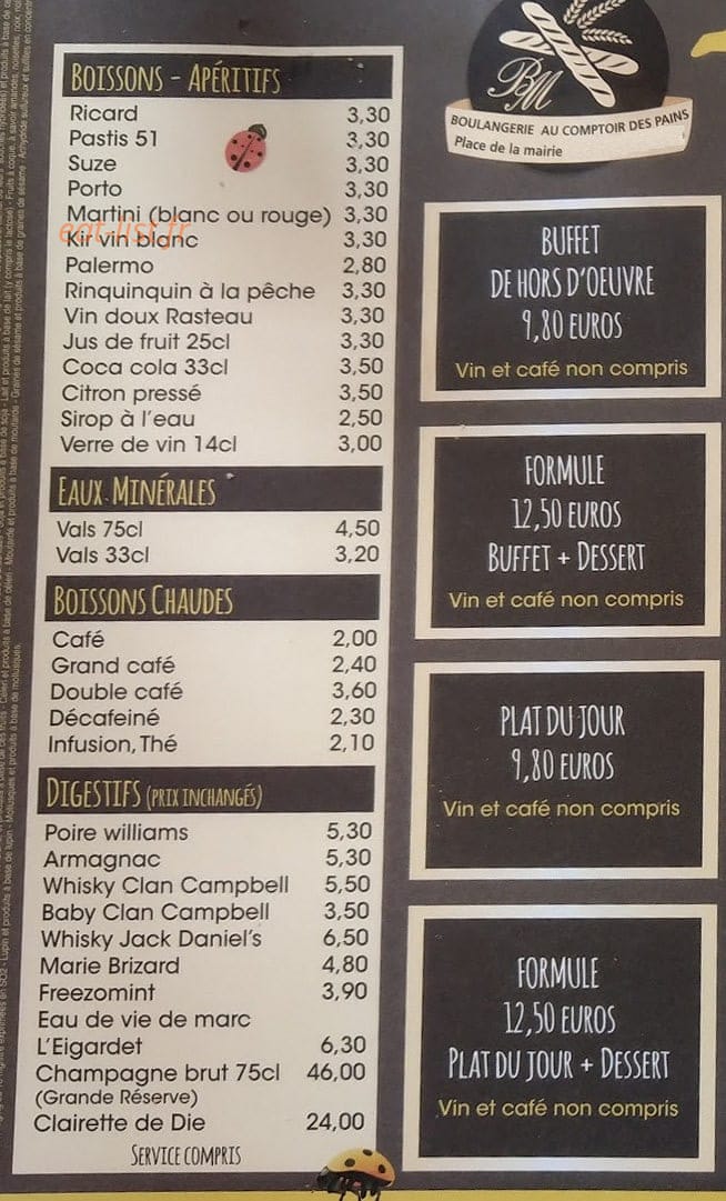 La Garrigue — carte page 1