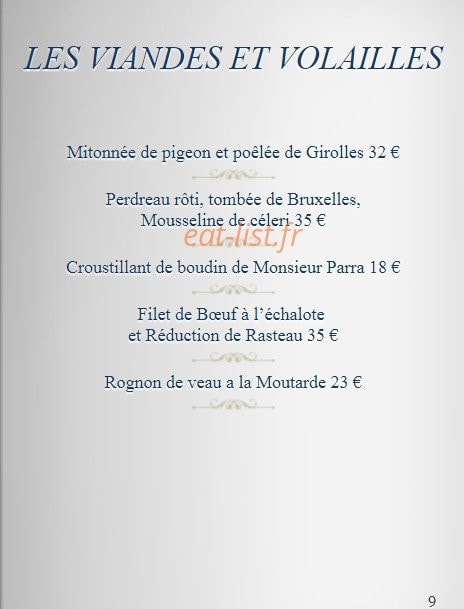 Le Pre Du Moulin — carte page 8