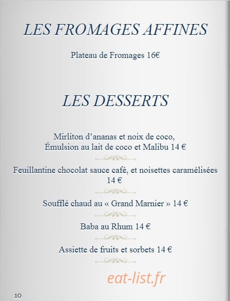 Le Pre Du Moulin — carte page 9