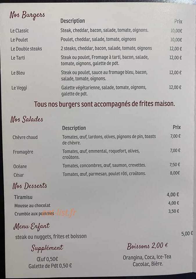 Le Serinna — carte page 2