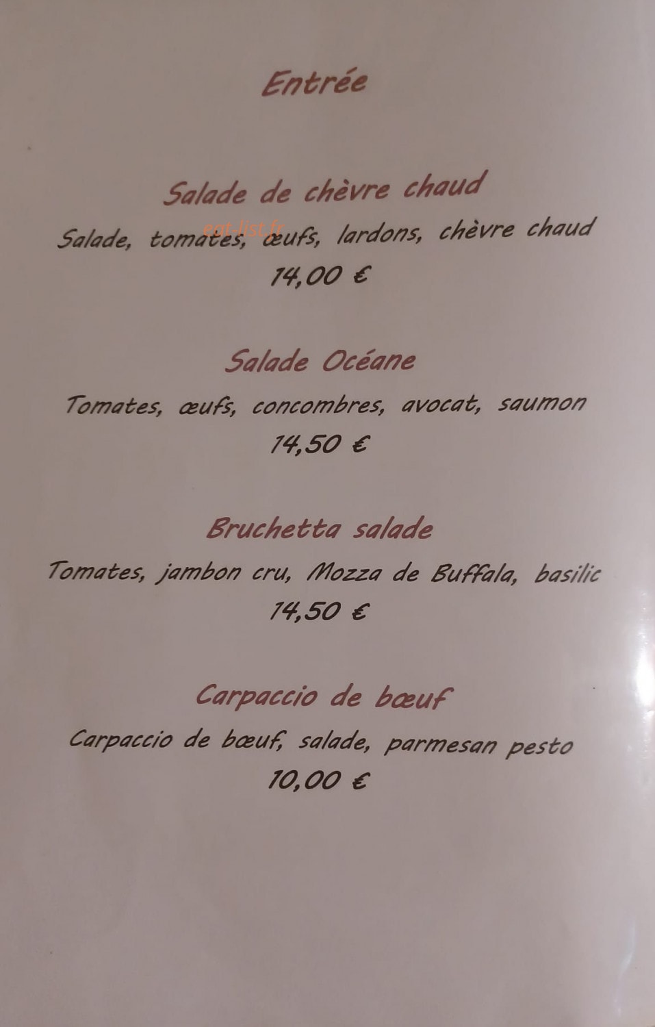 Le Serinna — carte page 3