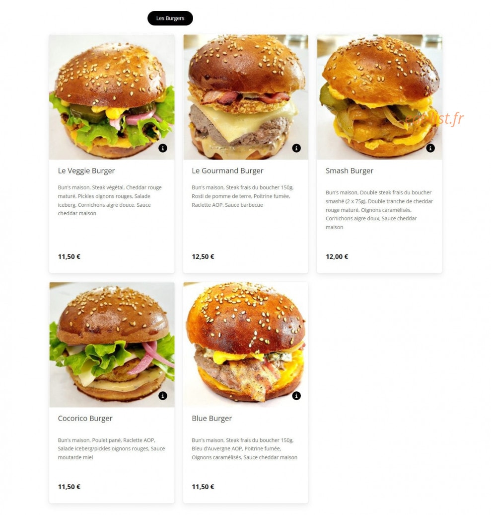 Bowl&burger — carte page 3