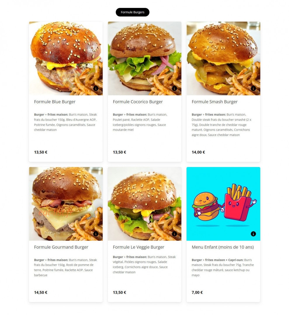 Bowl&burger — carte page 4