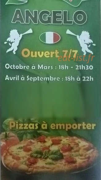 Pizza Angelo — carte page 1