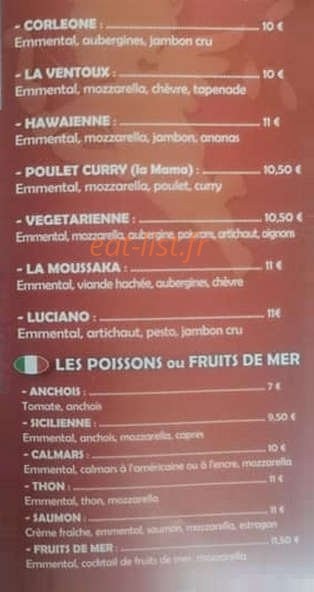 Pizza Angelo — carte page 4