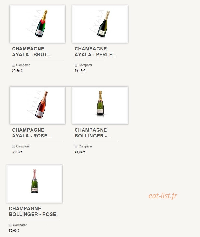Au Fil des Vins — carte page 2