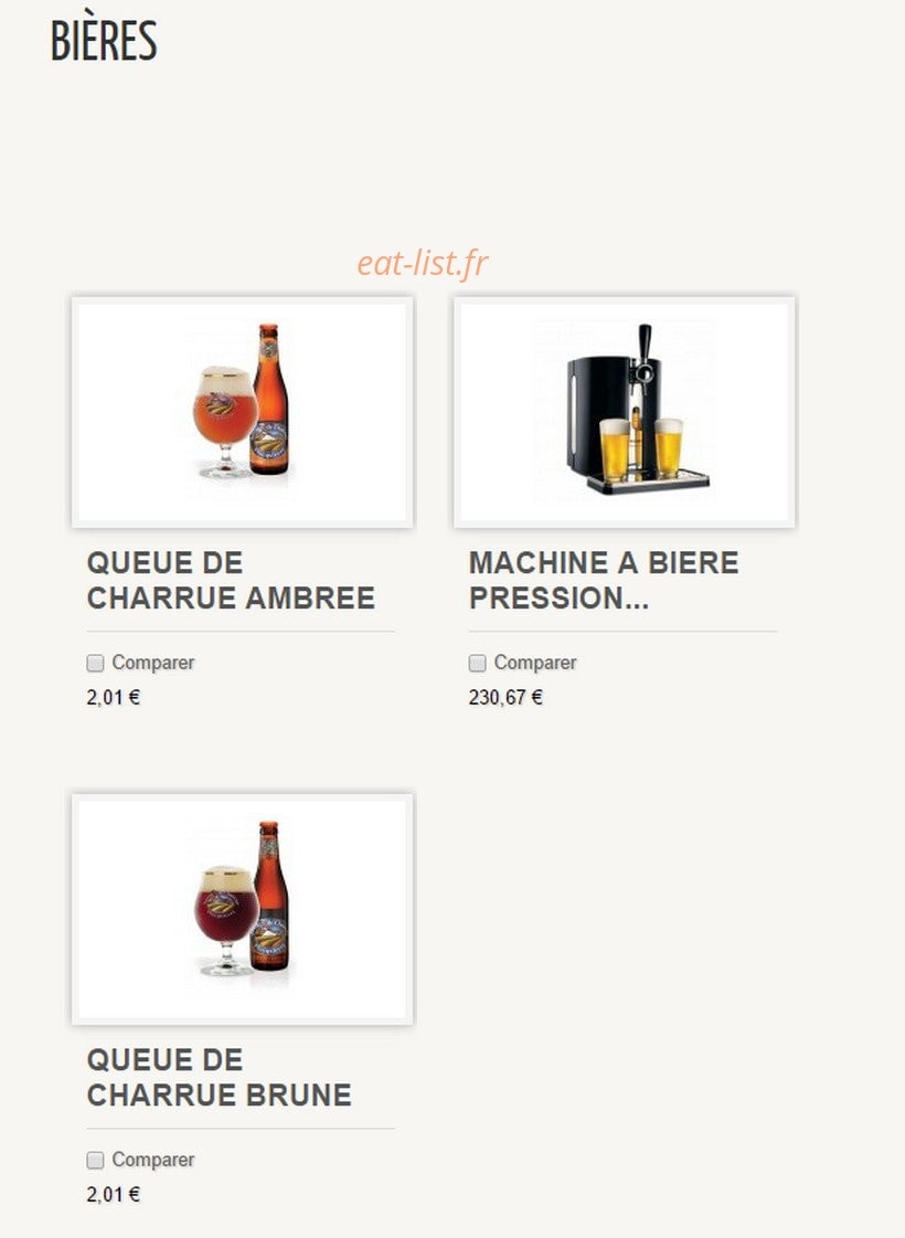 Au Fil des Vins — carte page 5