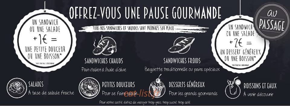 Au Passage — carte page 1