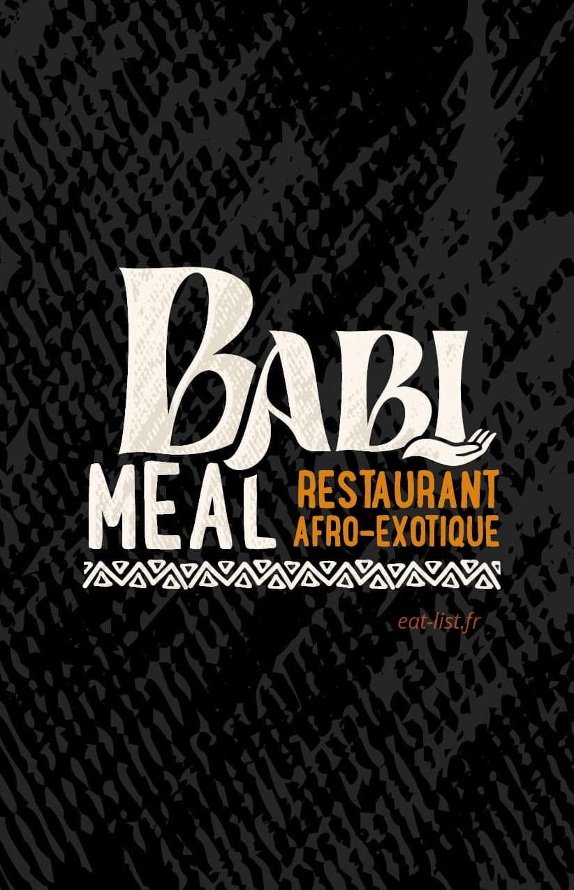 Babi Meal — carte page 1