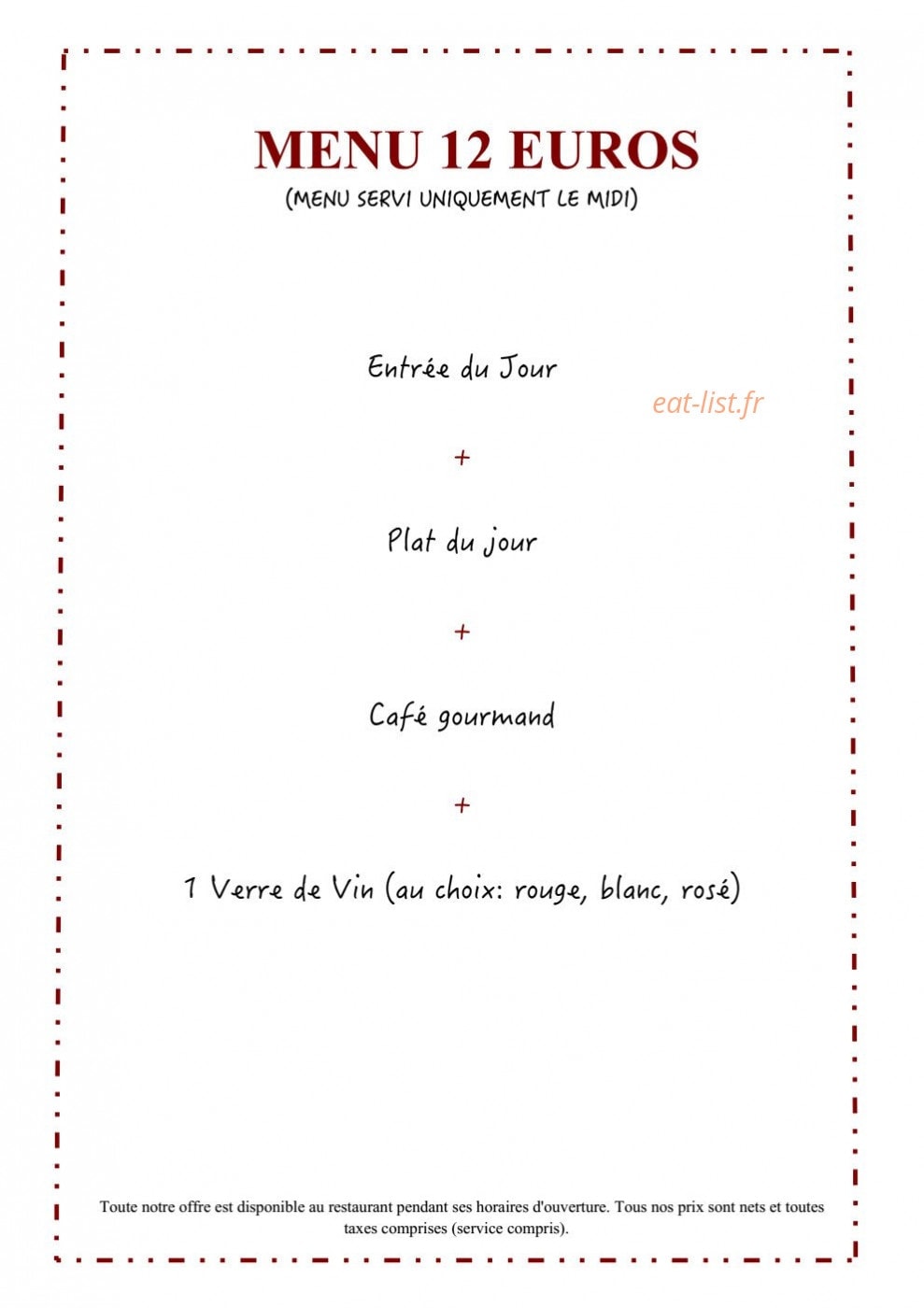 Balladins — carte page 7