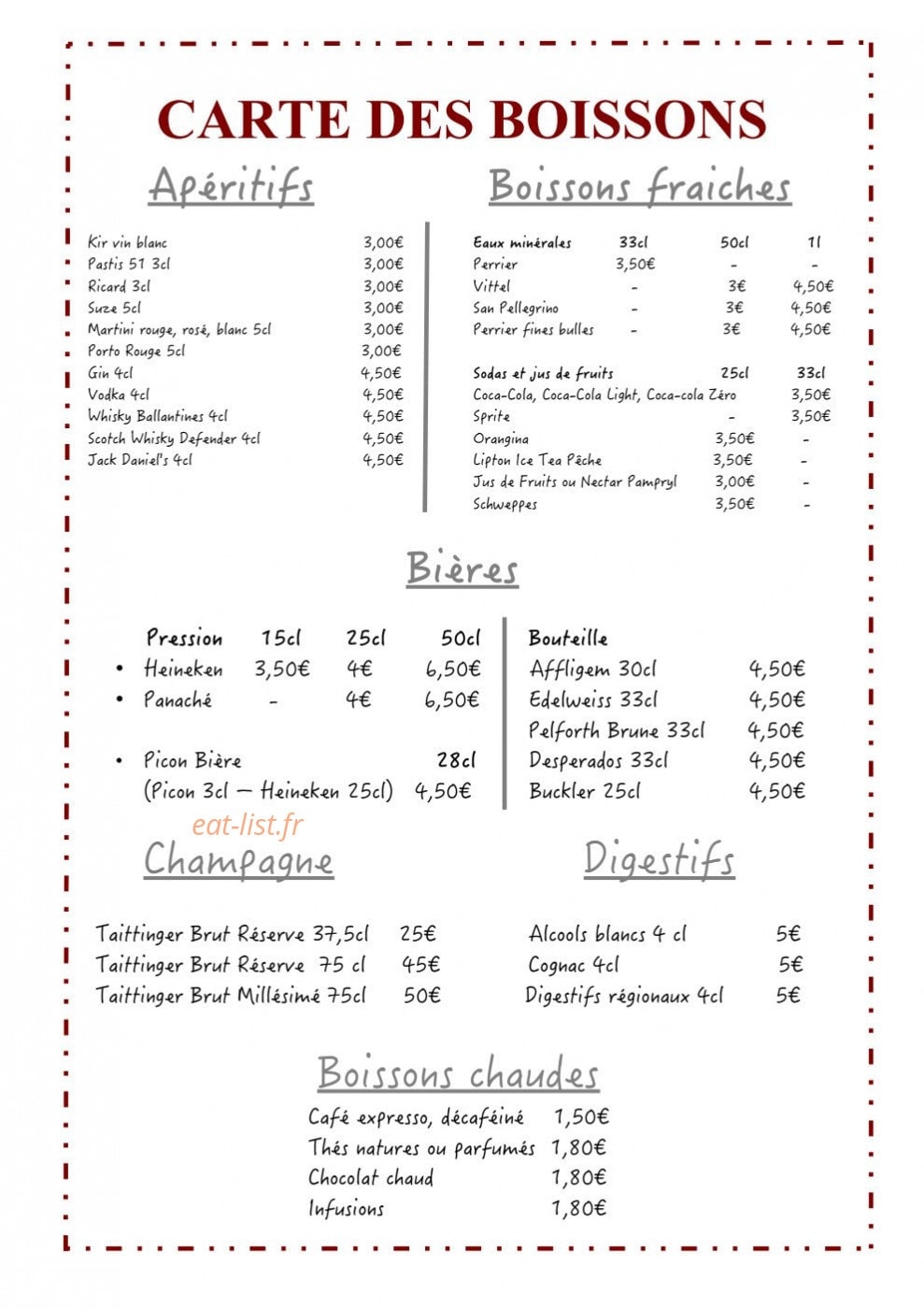 Balladins — carte page 6