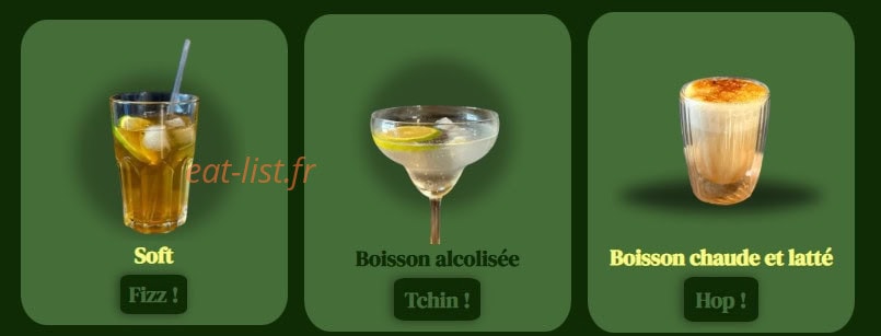 Bistro Végé — carte page 4