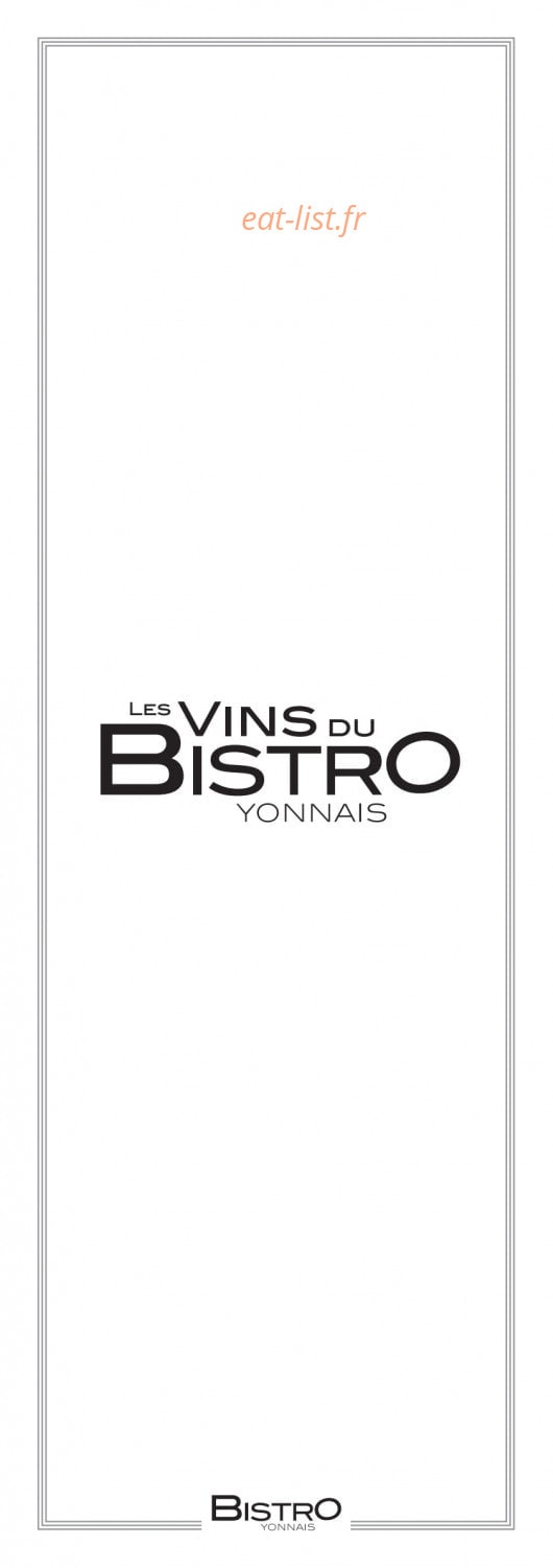 Bistro Yonnais — carte page 6