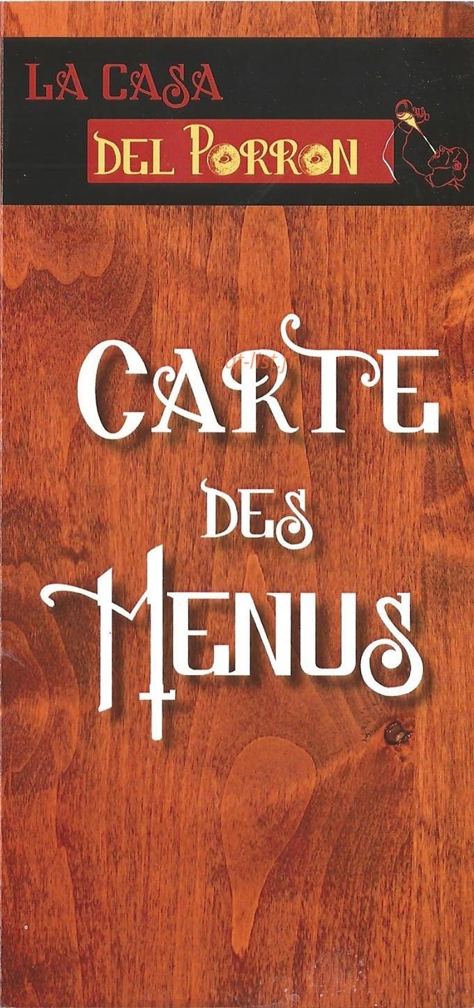 La casa del porron — carte page 1