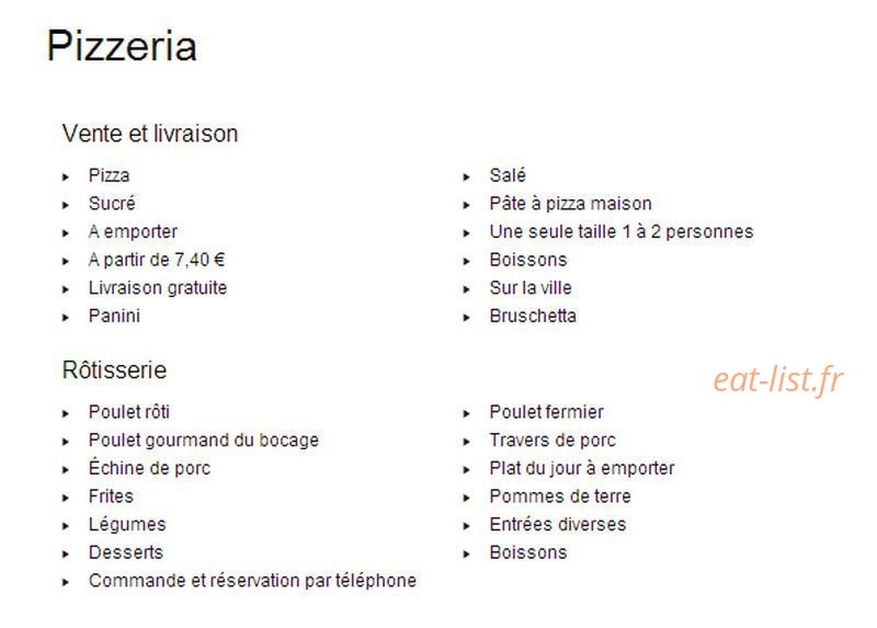 La cocotte gourmande — carte page 2