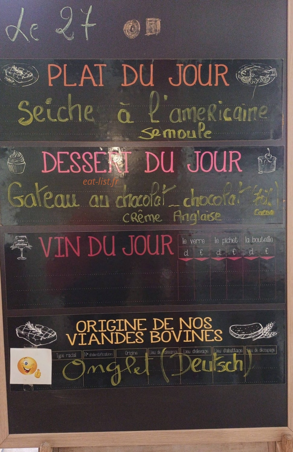 Le 27 Point Carré — carte page 1