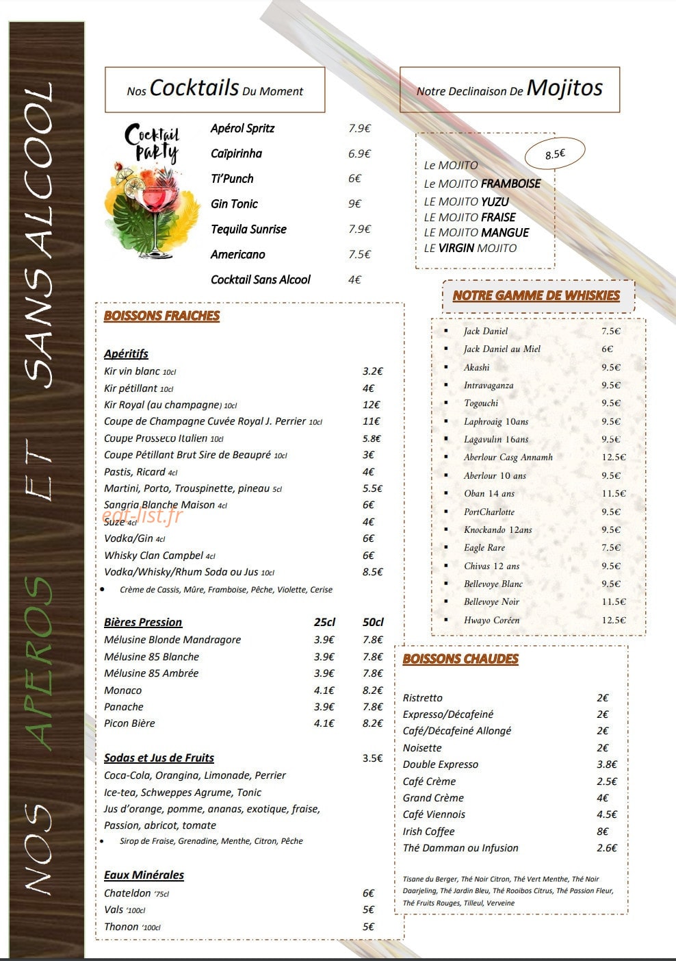 Le Beurre Zinc — carte page 3
