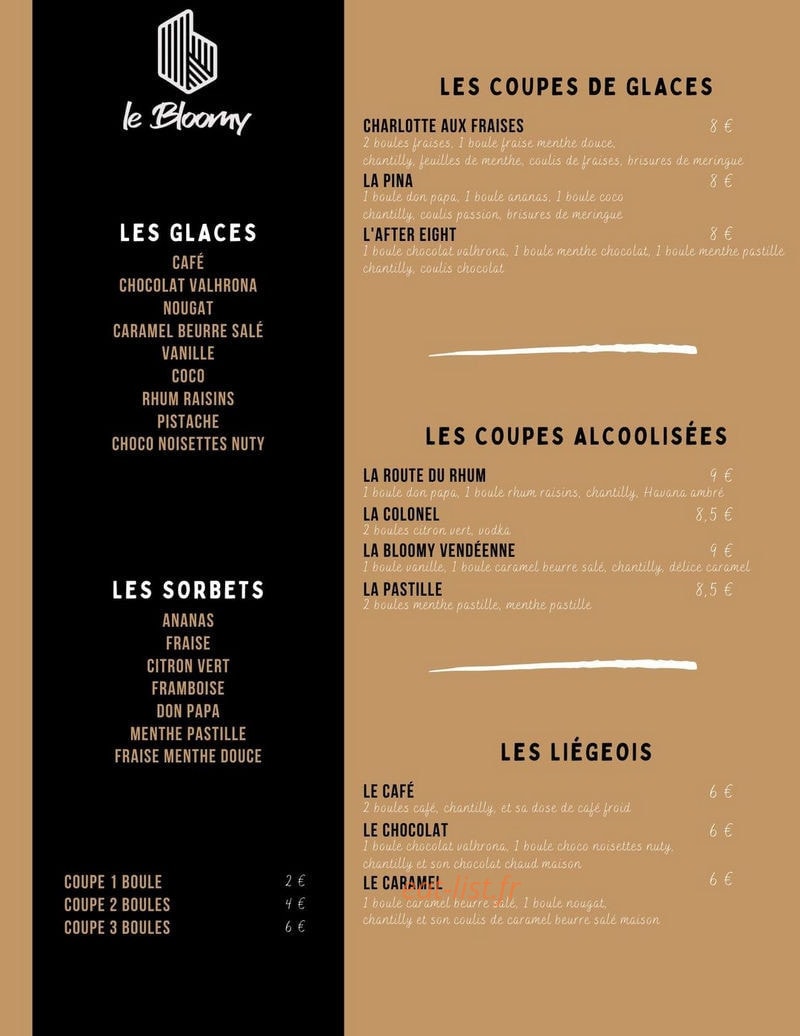 Le Bloomy — carte page 4