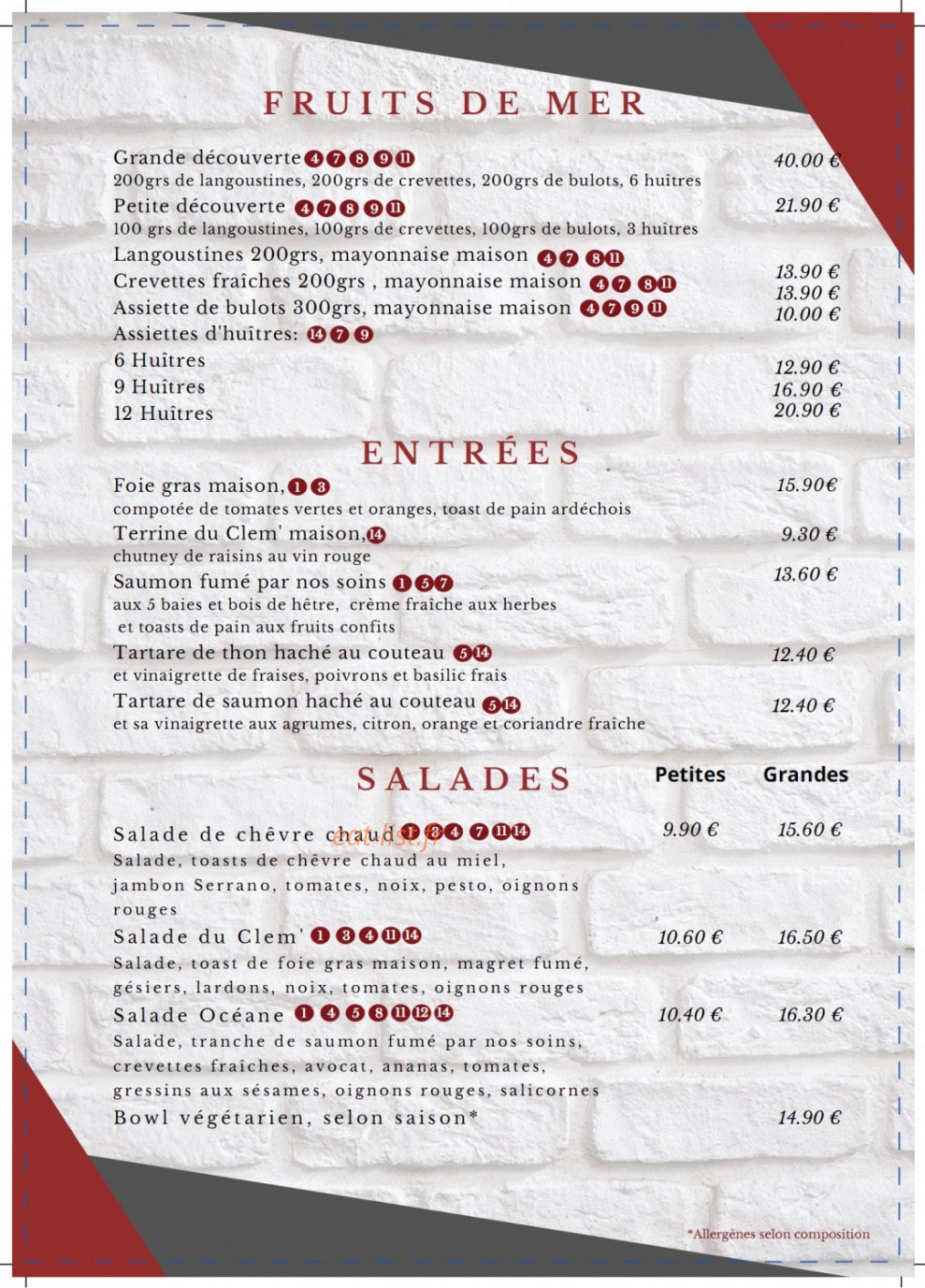 Le Clem — carte page 3