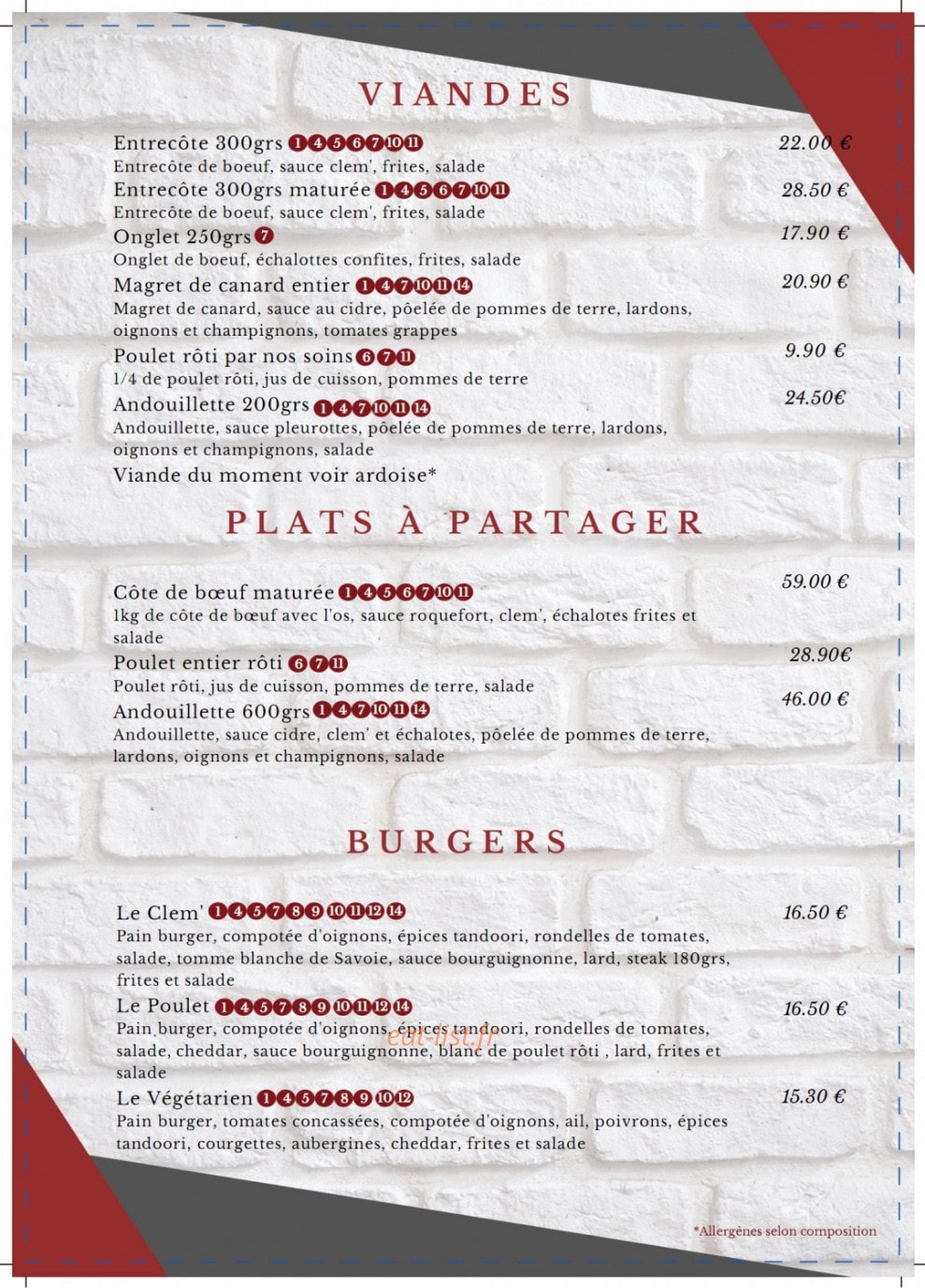 Le Clem — carte page 5