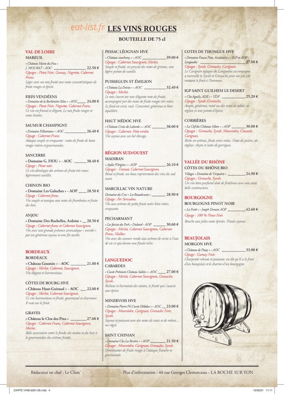 Le Clem — carte page 9