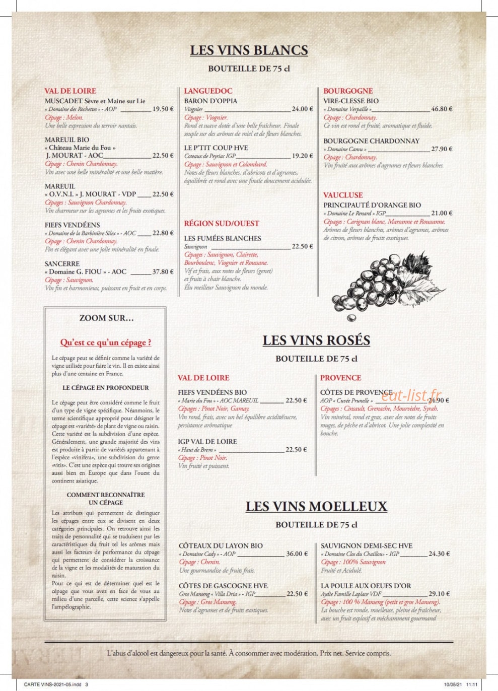 Le Clem — carte page 8