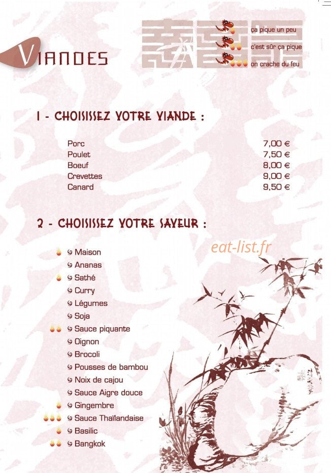 Le Dragon D'or — carte page 7