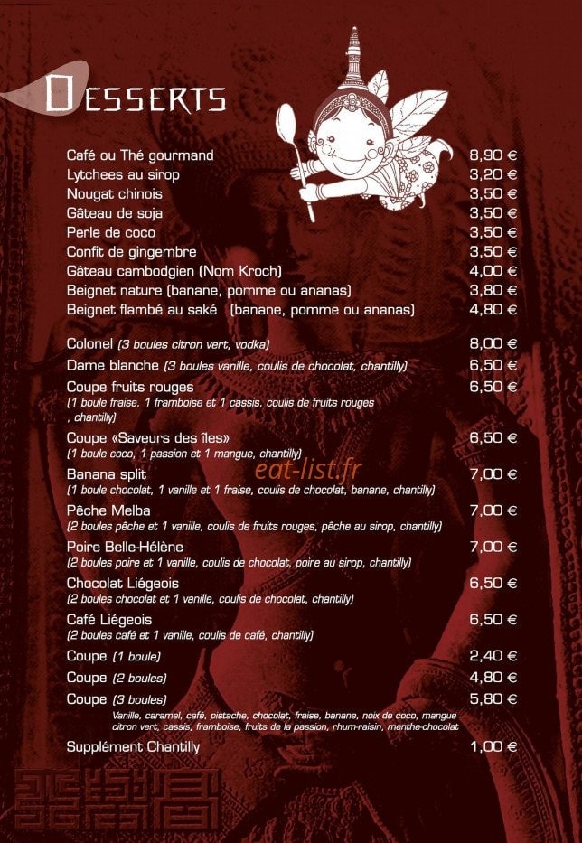 Le Dragon D'or — carte page 4
