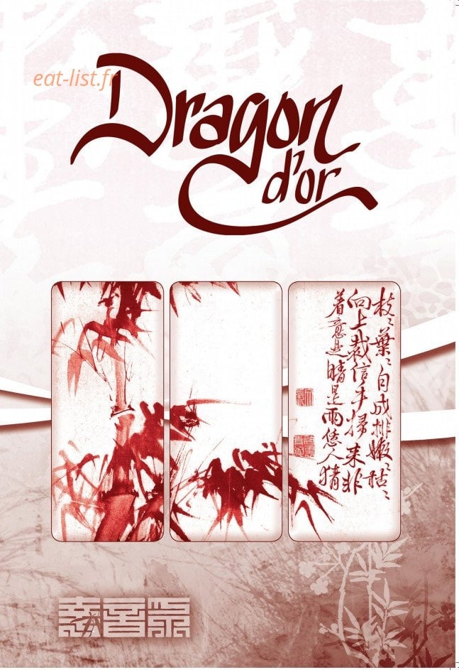 Le Dragon D'or — carte page 1