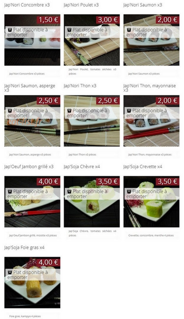 Le Jap'Yonnais — carte page 9