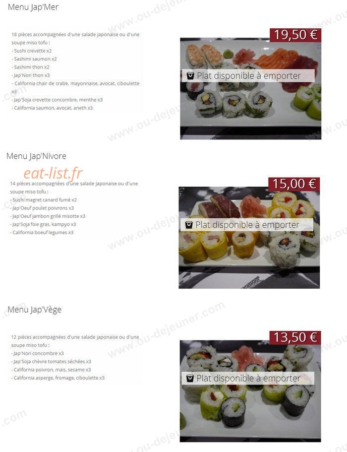 Le Jap'Yonnais — carte page 5