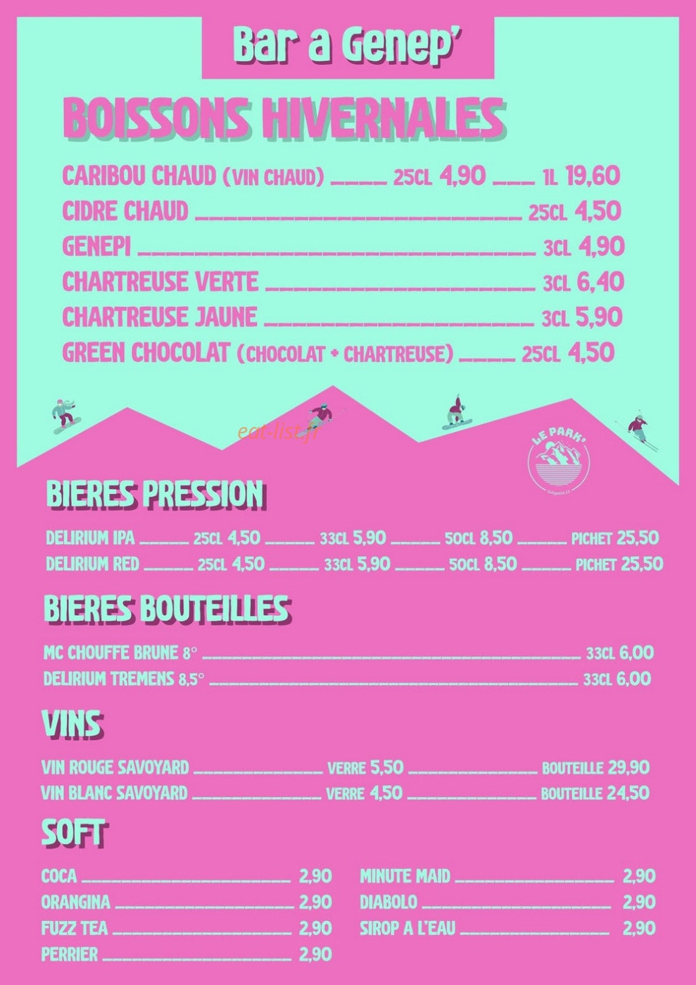 Le Park' — carte page 5