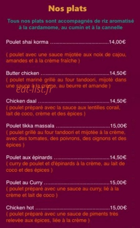 Le Rajia Indien — carte page 2