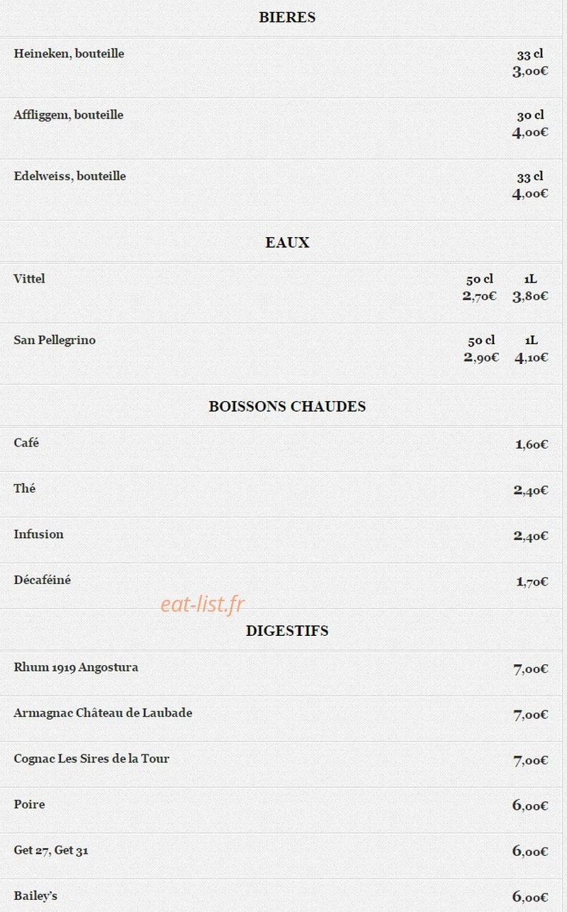 Le Sale Gosse — carte page 3