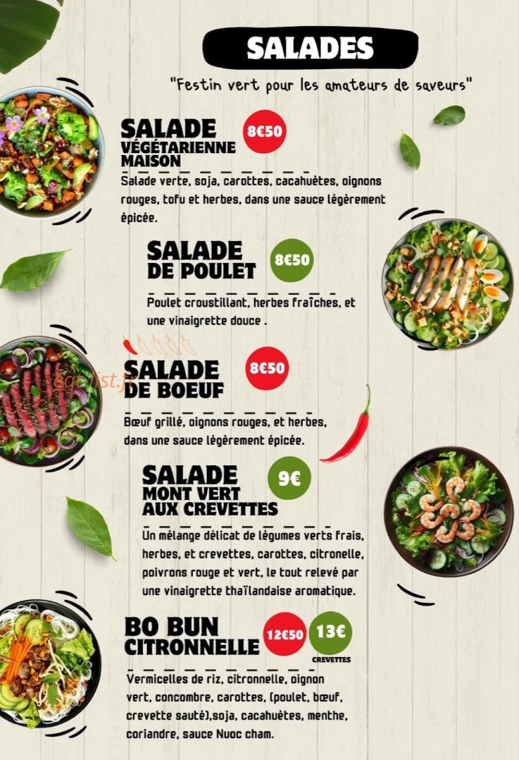 Le thaï yonnais — carte page 3