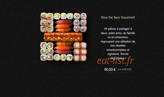 Sushi Shop — carte page 9