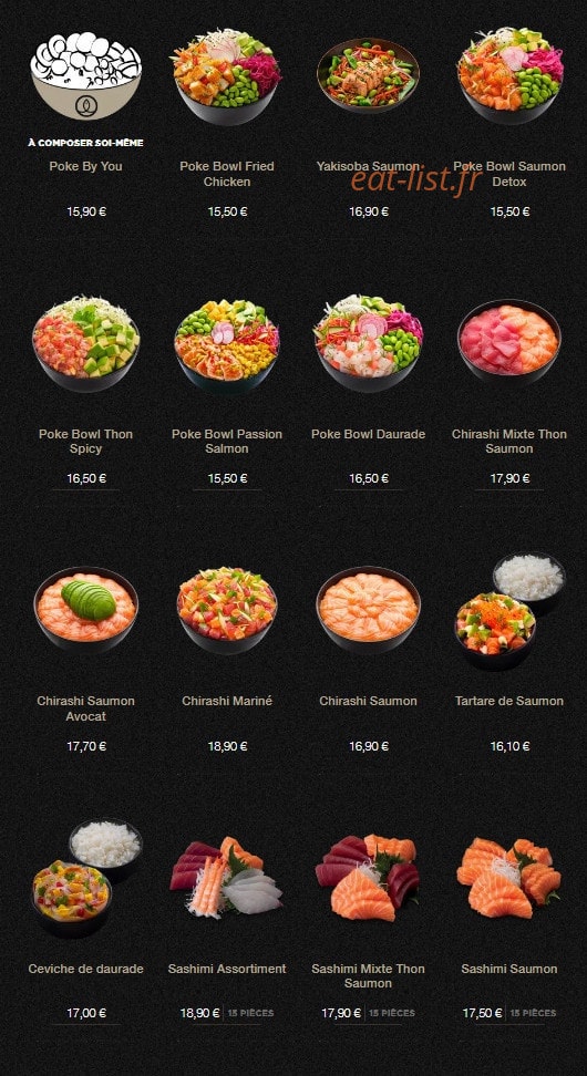 Sushi Shop — carte page 12